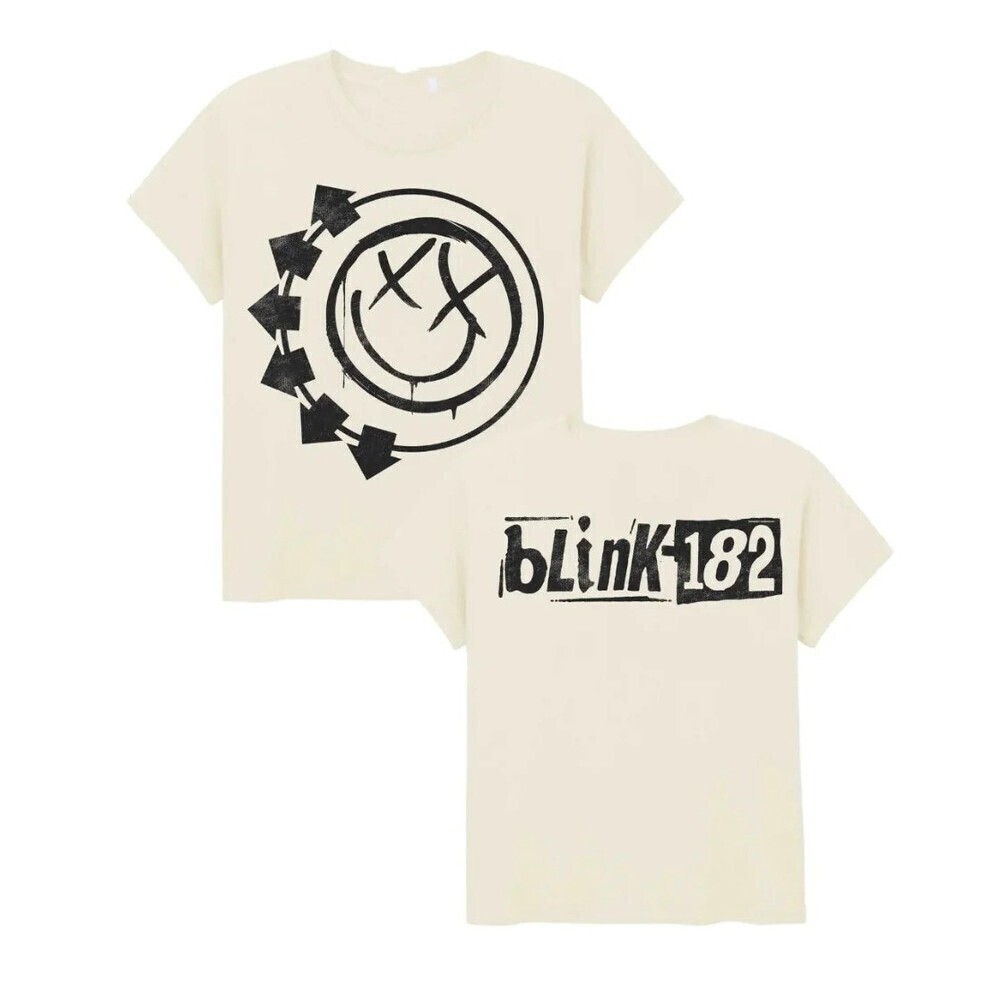 Blink 182 Smiley 2 Sided Tshirt